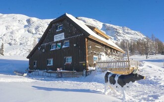 Grazerhütte in winter, Tauplitzalm | © Grazerhütte, Münzberg